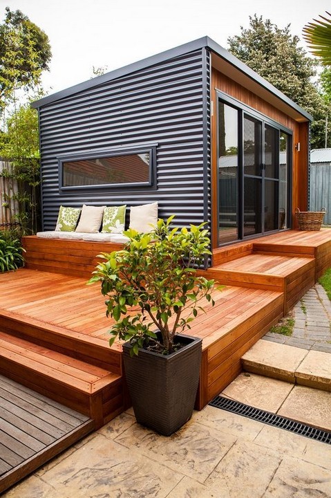 Modern And Cool Shipping Container Guest House 15 Beautiful Ideas